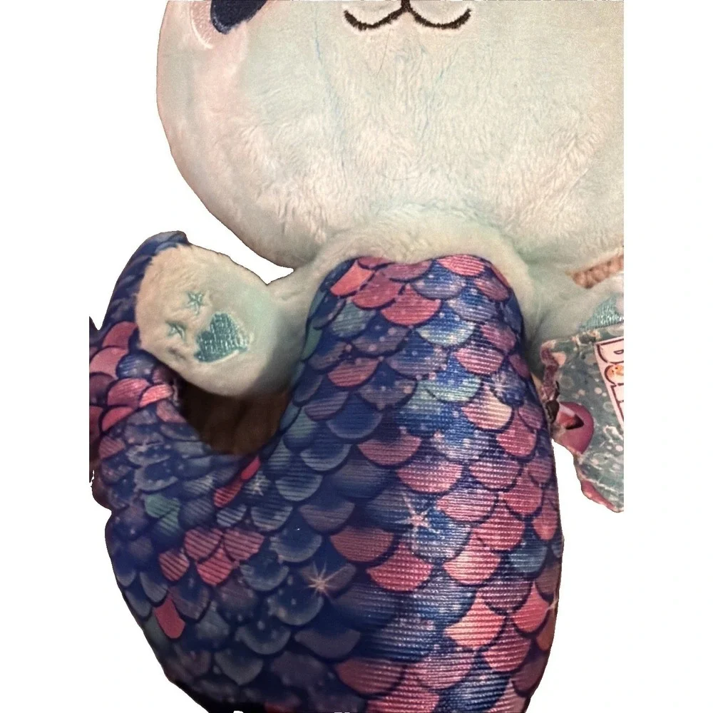 DreamWorks Gabby's Dollhouse Mercat Plush 8 Inch Mermaid Cat Spin Master Toy